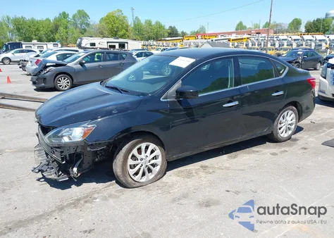 2019 Nissan Sentra Sv z USA, uszkodzony, nr VIN 3N1AB7AP2KL605486